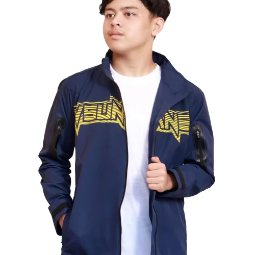 Jaket motor riding pria parasit premium anti air